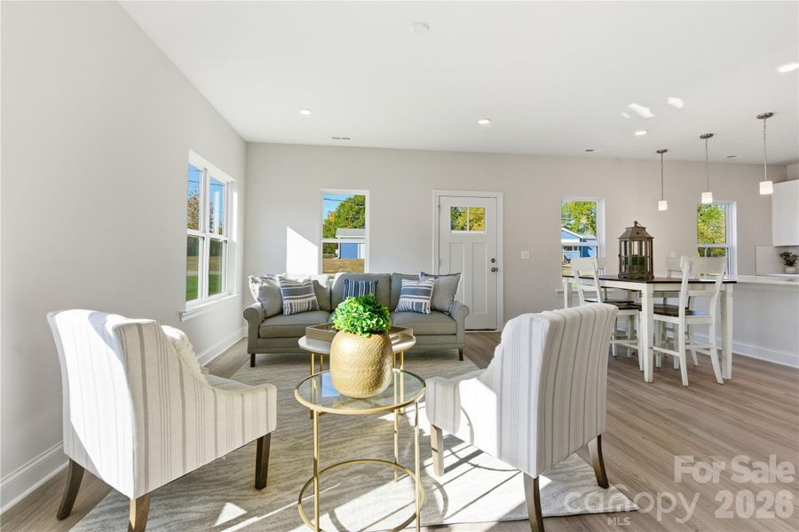Furnished interior view inside a new home in , Fort Mill (Image 7).