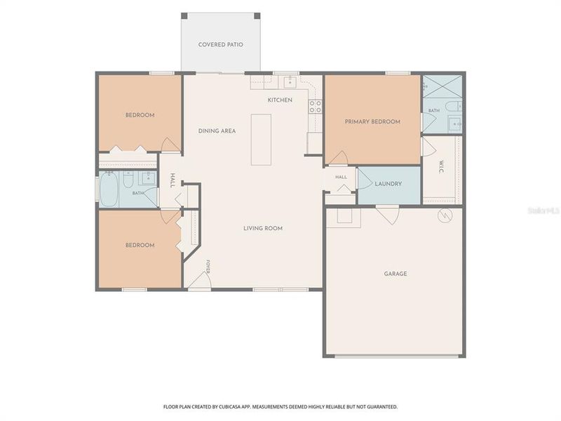 2D floor plan layout of this home in , Dunnellon, FL (Image 5).
