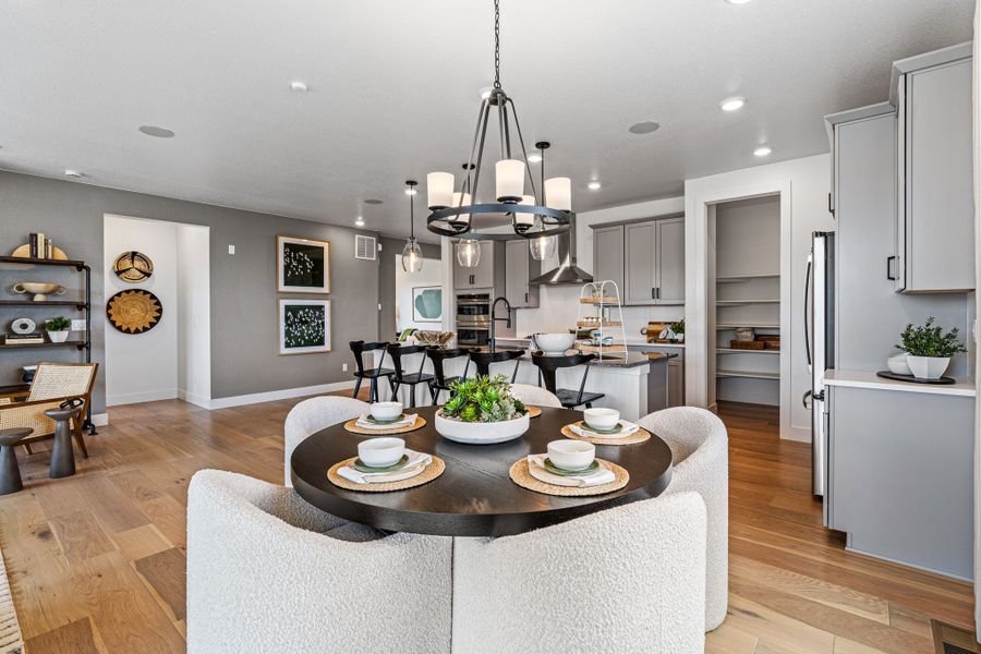 Furnished interior view inside a new home in Macanta, Castle Rock (Image 12).