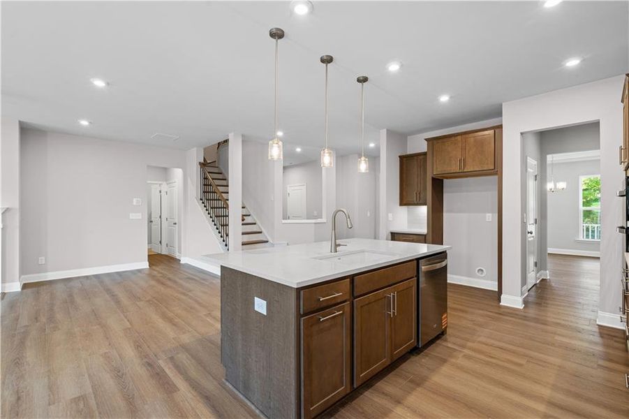 Furnished interior view inside a new home in Reunion, Hoschton (Image 4).