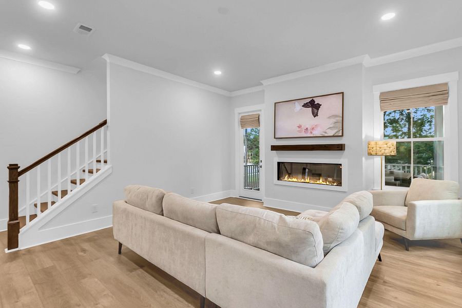 Furnished interior view inside a new home in Fiddler Cove, Mount Pleasant (Image 45).