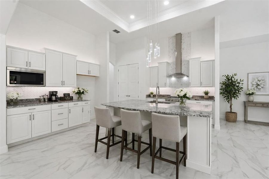 Furnished interior view inside a new home in , Hernando (Image 17).