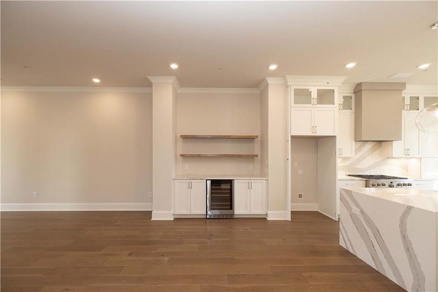 Furnished interior view inside a new home in Byers Park, Alpharetta (Image 16).