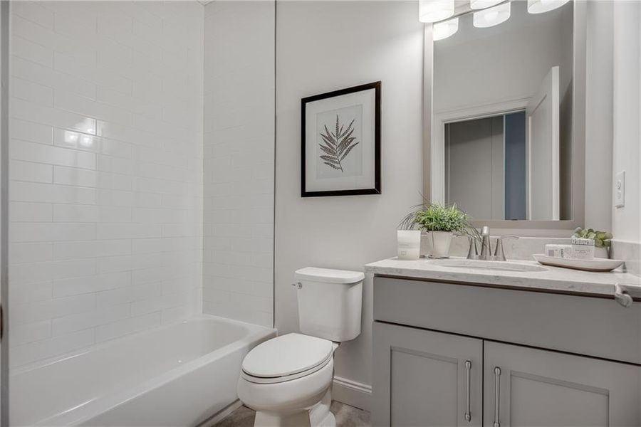 Furnished interior view inside a new home in Laurel View, Suwanee (Image 9).