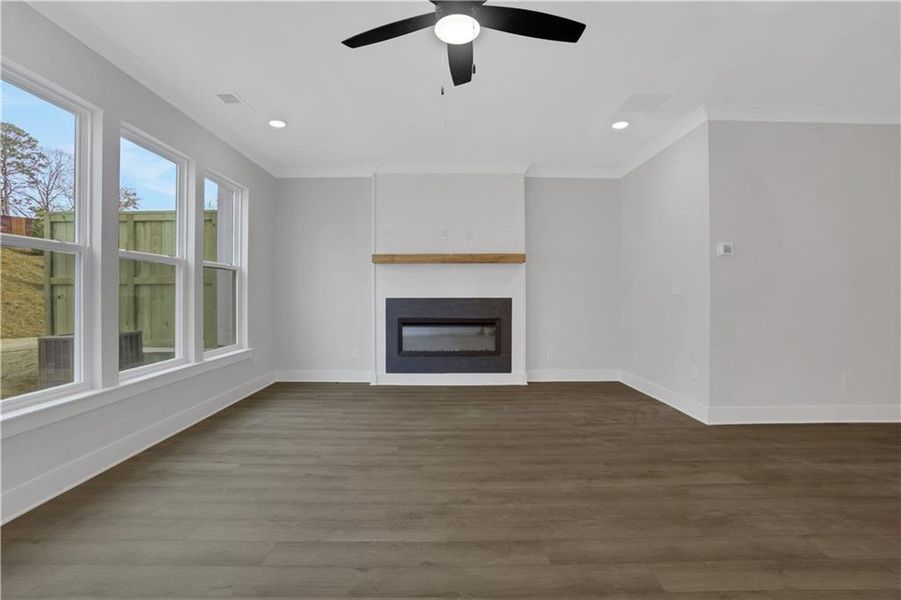Spacious, unfurnished interior of a new home in Villas at Dawsonville Townhomes, Dawsonville (Image 15).