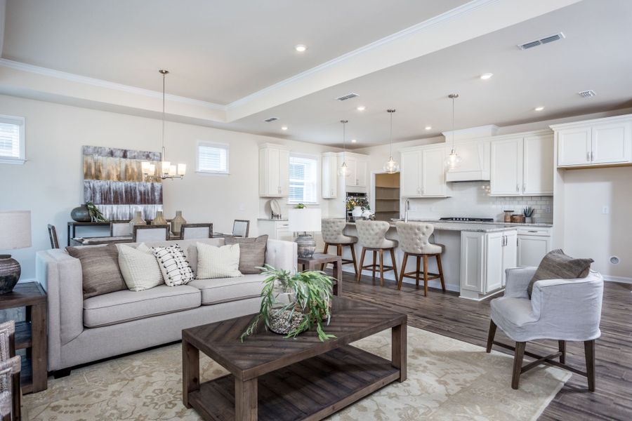 Representative furnished interior of a home built from the Palmary by Pulte Homes in The Haven at Riverlights, Wilmington (Image 4).