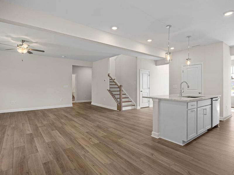Spacious, unfurnished interior of a new home in Woodland Crossing, Zebulon (Image 11).