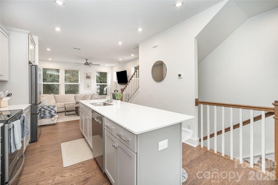 Furnished interior view inside a new home in , Charlotte (Image 15).