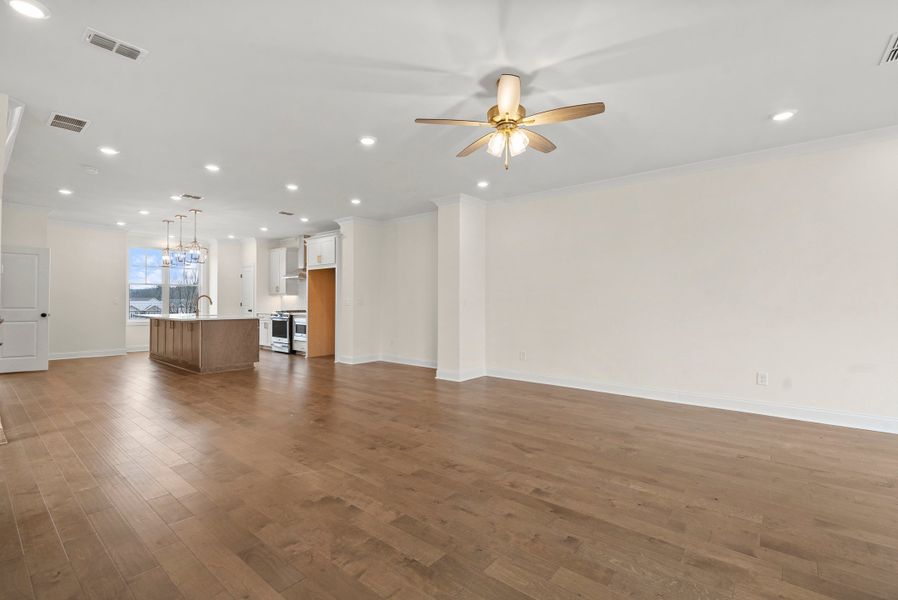 Representative unfurnished interior of a home built from the The Grayson II by The Providence Group in Waterside Townhomes, Peachtree Corners (Image 23).