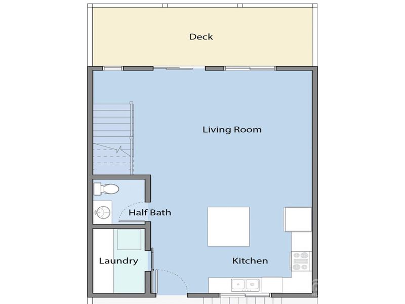 2D floor plan layout of this home in , Waynesville, NC (Image 4).