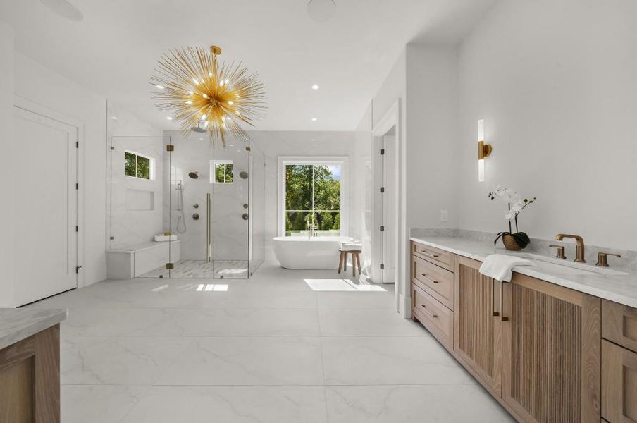 Furnished interior view inside a new home in , Alpharetta (Image 10).