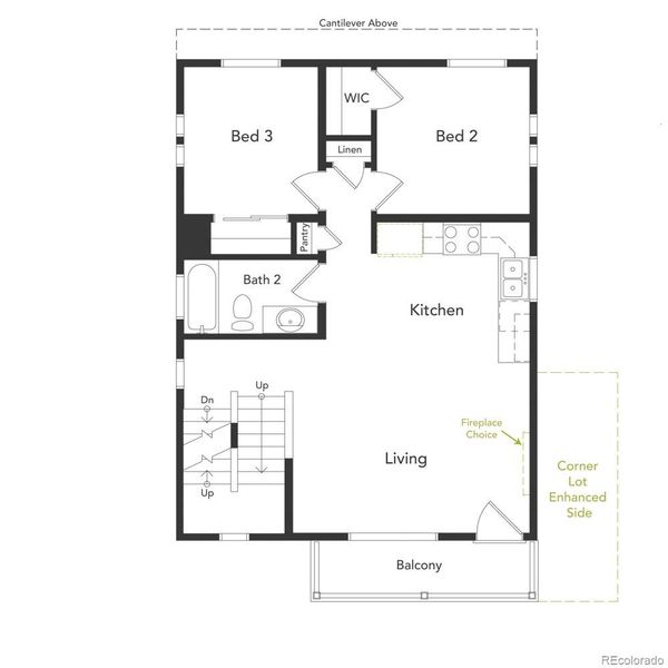 2D floor plan layout of this home in , Commerce City, CO (Image 3). 2D floor plan layout of this home in , Commerce City, CO (Image 3).