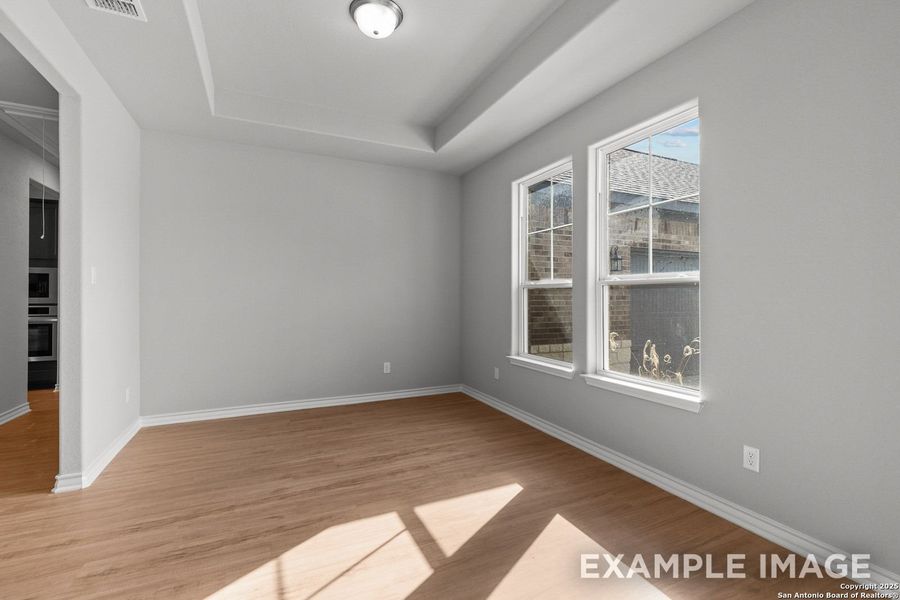 Representative unfurnished interior of a home built from the The Oxford F by Davidson Homes LLC in Potranco Oaks, Castroville (Image 16). Representative unfurnished interior of a home built from the The Oxford F by Davidson Homes LLC in Potranco Oaks, Castroville (Image 16).