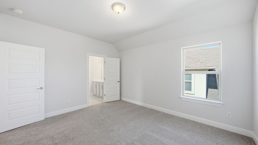 Furnished interior view inside a new home in Hawkes Landing, Leander (Image 7).