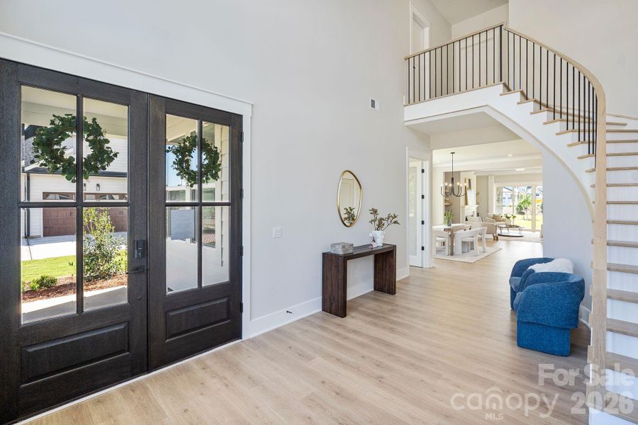 Furnished interior view inside a new home in Bluffs at Wesley Chapel, Waxhaw (Image 32). Furnished interior view inside a new home in Bluffs at Wesley Chapel, Waxhaw (Image 32).