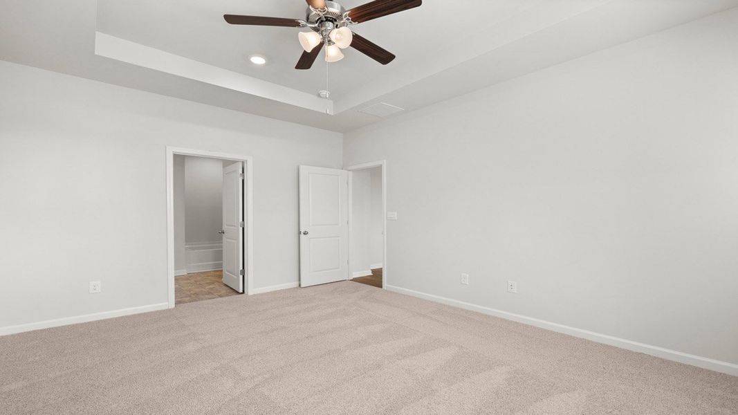 Representative unfurnished interior of a home built from the Cali by D.R. Horton in Highland Hills, Graniteville (Image 17).