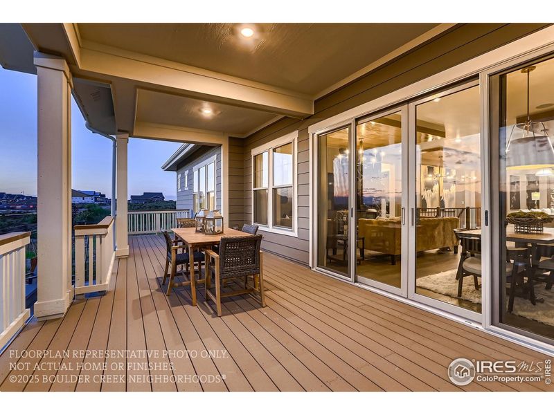 Furnished interior view inside a new home in , Broomfield (Image 28).