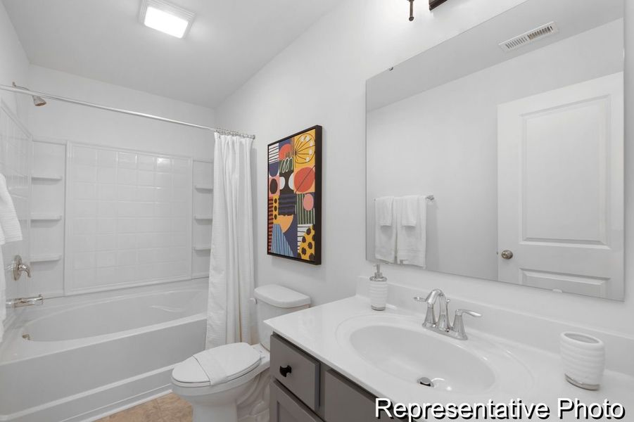 Furnished interior view inside a new home in Terrace at Border Creek, Winston-Salem (Image 13).