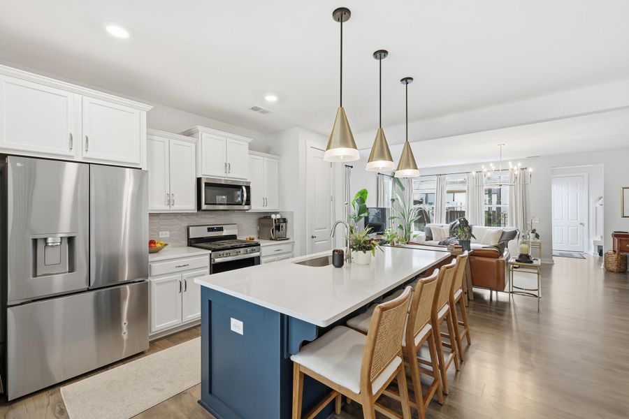 Furnished interior view inside a new home in Homecoming, Ravenel (Image 42). Furnished interior view inside a new home in Homecoming, Ravenel (Image 42).