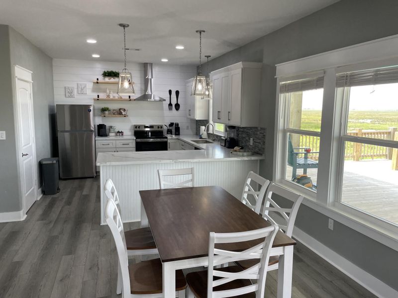 Furnished interior view inside a new home in , Bolivar Peninsula (Image 8). Furnished interior view inside a new home in , Bolivar Peninsula (Image 8).
