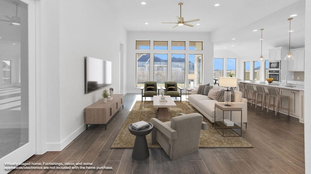 Furnished interior view inside a new home in Briarley, Montgomery (Image 9).