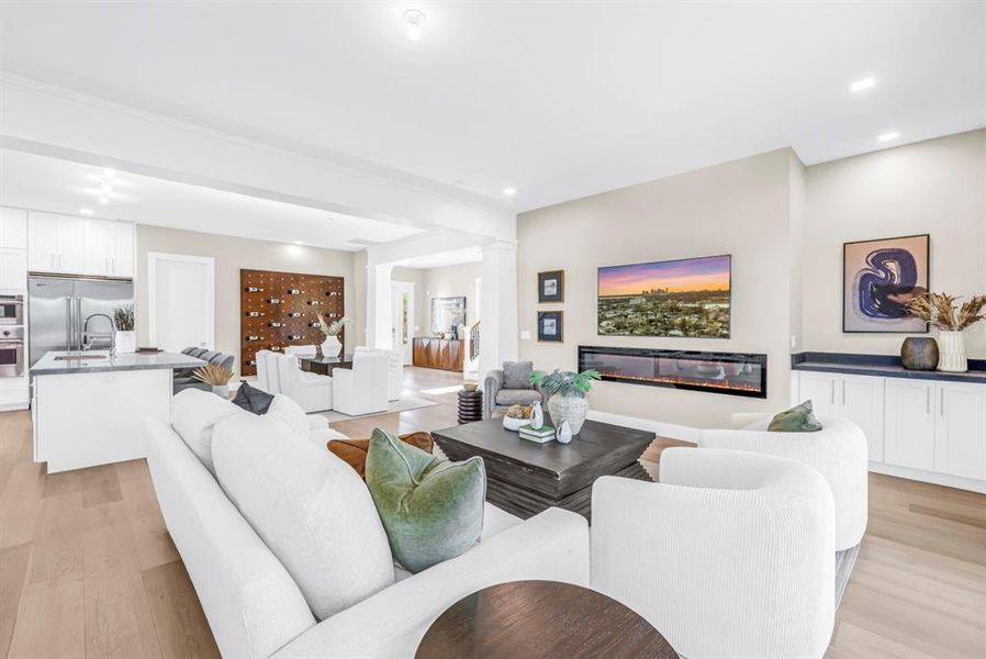 Furnished interior view inside a new home in , St. Petersburg (Image 19).