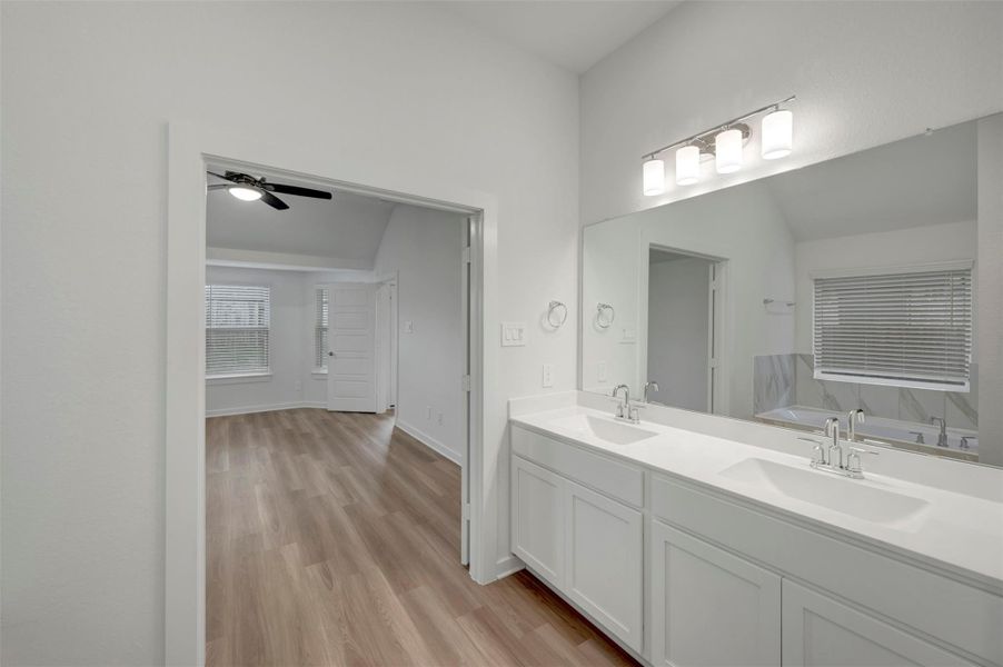 Furnished interior view inside a new home in Magnolia Ridge, Magnolia (Image 11). Furnished interior view inside a new home in Magnolia Ridge, Magnolia (Image 11).