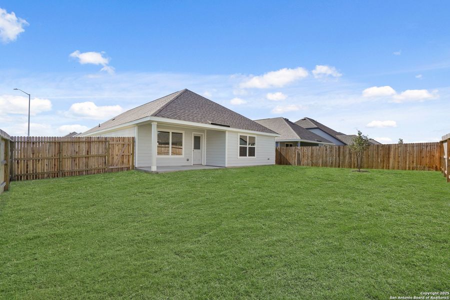 Exterior details and patio area of a home in Swenson Heights, Seguin (Image 19). Exterior details and patio area of a home in Swenson Heights, Seguin (Image 19).