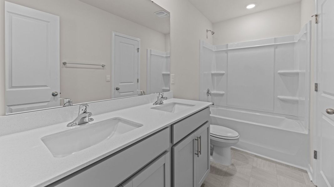 Furnished interior view inside a new home in West New Bern, New Bern (Image 9).