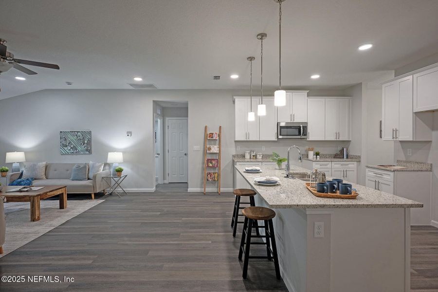Furnished interior view inside a new home in , Jacksonville (Image 27).