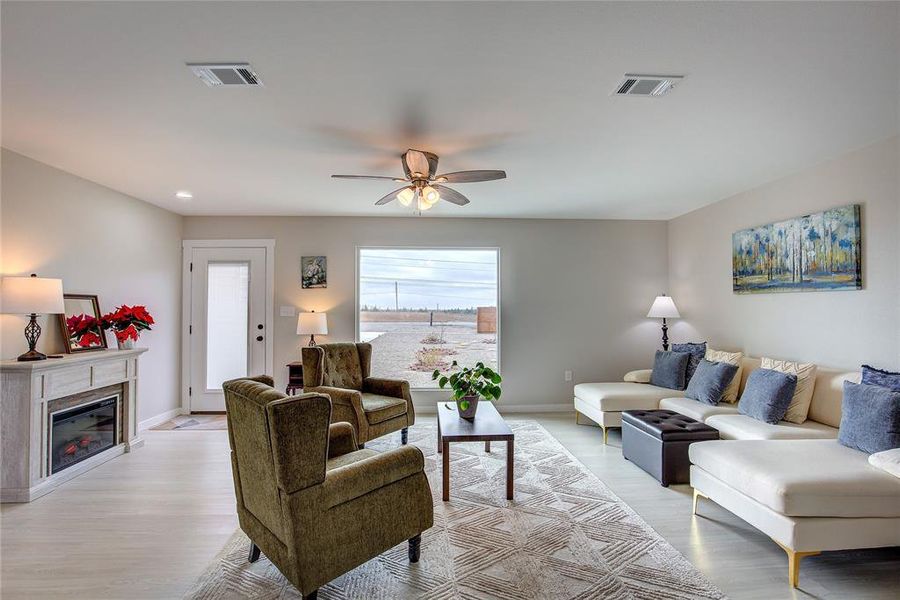 Furnished interior view inside a new home in , Brookston (Image 11).