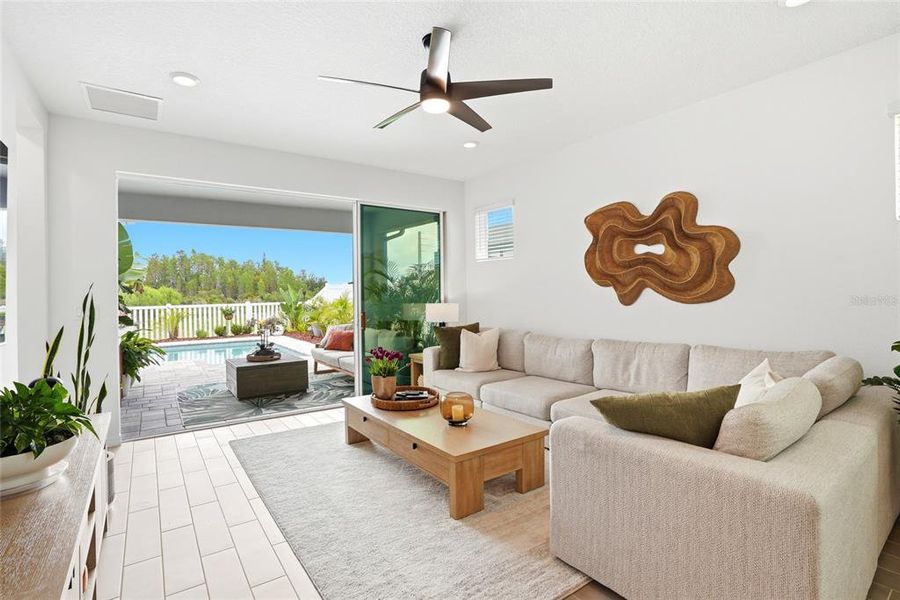 Furnished interior view inside a new home in , Wesley Chapel (Image 14). Furnished interior view inside a new home in , Wesley Chapel (Image 14).