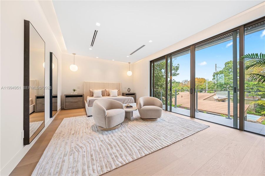 Furnished interior view inside a new home in , Miami (Image 4).