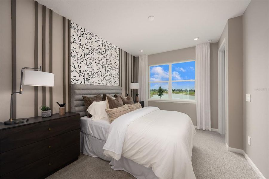 Furnished interior view inside a new home in Pasadena Ridge Master, Dade City (Image 15).