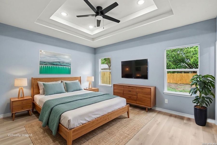 Furnished interior view inside a new home in , San Antonio (Image 10).