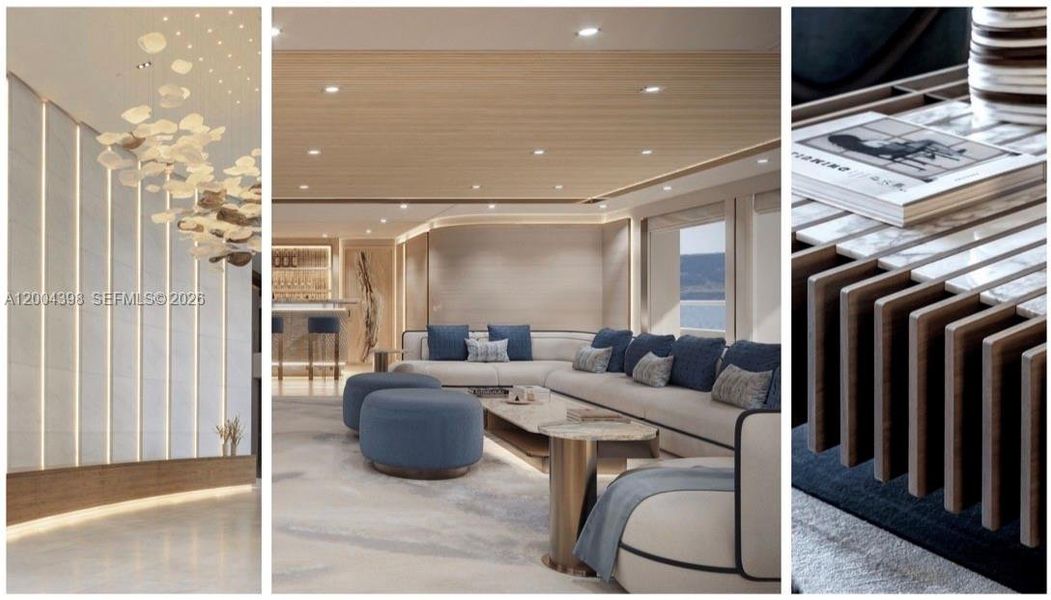 Furnished interior view inside a new home in , Miami (Image 7).