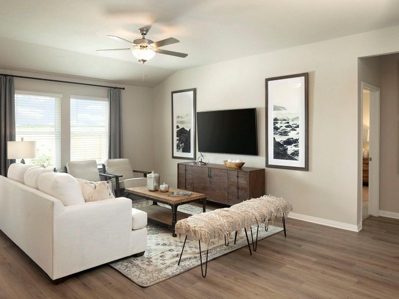 Photo is not of the actual home, but is an inspirational photo of builder’s model home and may depict options, furnishings, and/or decorator features that are not included