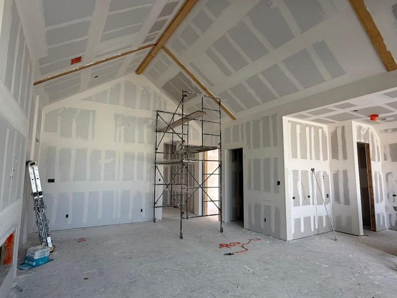 In-progress construction of a new home in The Grove at Blackhawk, Pflugerville, TX (Image 22). In-progress construction of a new home in The Grove at Blackhawk, Pflugerville, TX (Image 22).