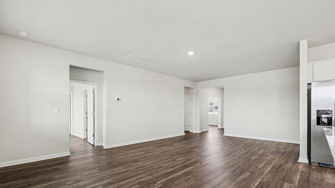 Representative unfurnished interior of a home built from the Booth by D.R. Horton in Preserve at Cypress Commons, Conway (Image 6). Representative unfurnished interior of a home built from the Booth by D.R. Horton in Preserve at Cypress Commons, Conway (Image 6).