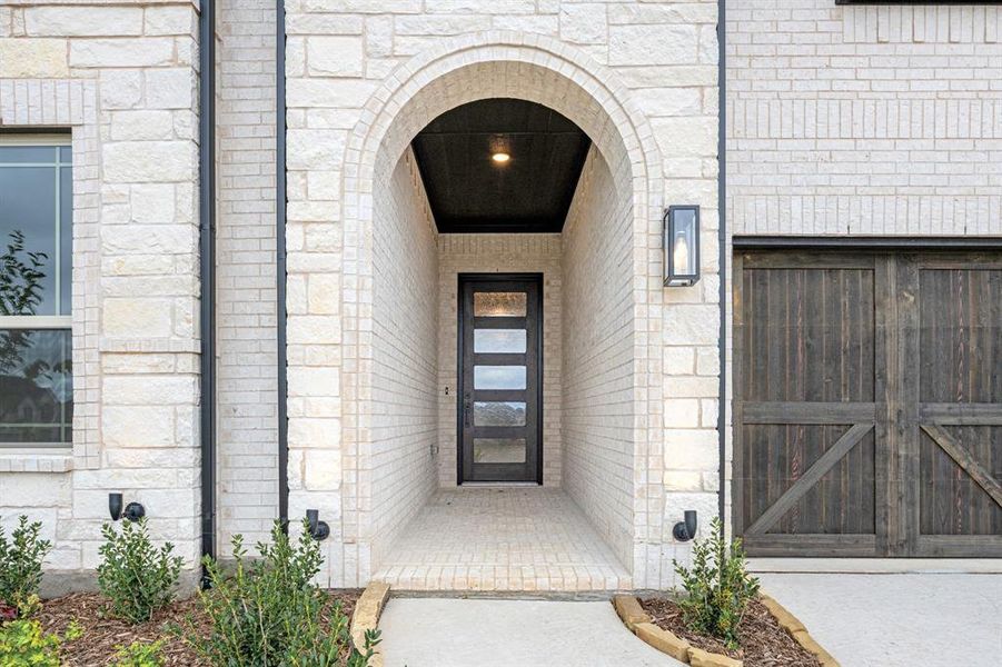Exterior details and patio area of a home in Painted Tree Woodland District 50, McKinney (Image 20). Exterior details and patio area of a home in Painted Tree Woodland District 50, McKinney (Image 20).