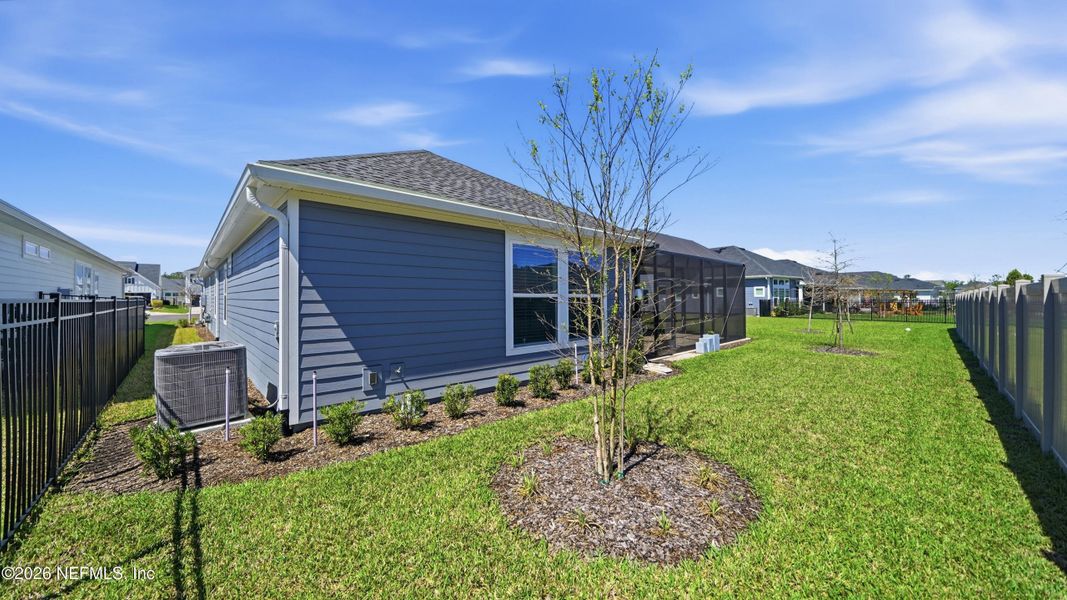 Exterior details and patio area of a home in Shearwater, St. Augustine (Image 29).
