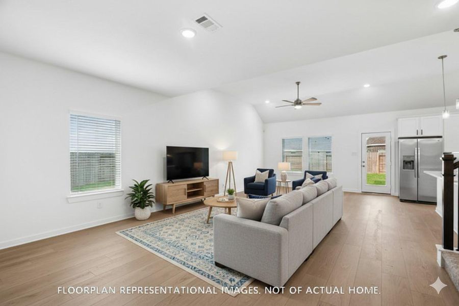 Furnished interior view inside a new home in Summerview, Fulshear (Image 10).