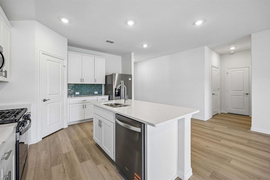 Furnished interior view inside a new home in Stella Hills, Denton (Image 9).
