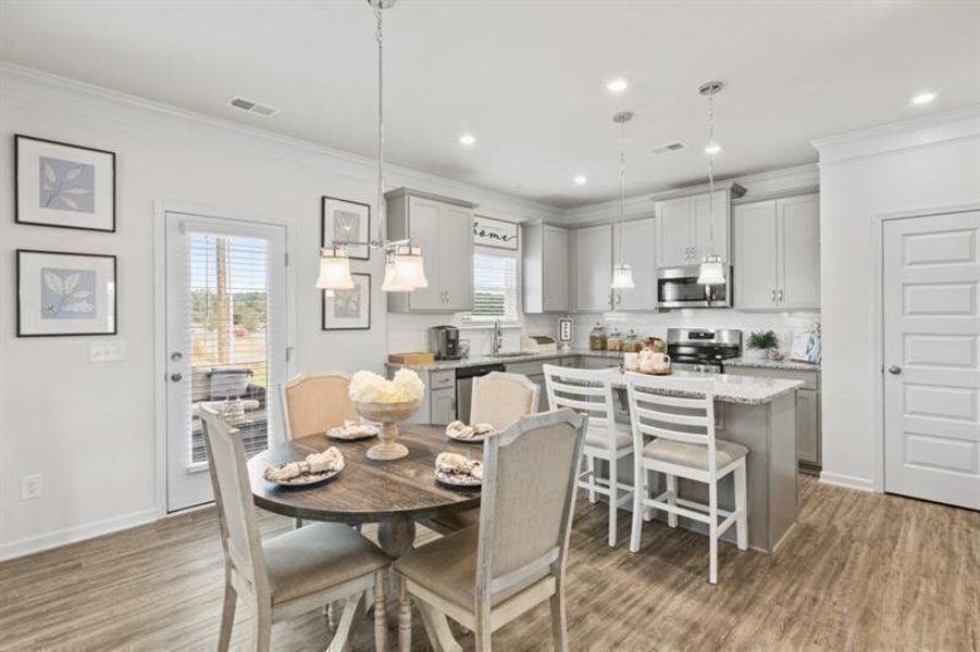 Furnished interior view inside a new home in Glen at Cave Springs, Douglasville (Image 11).