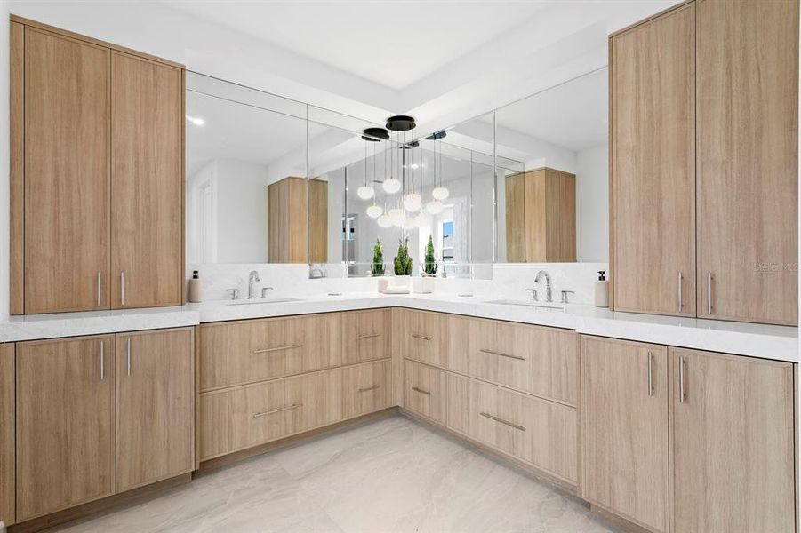 Furnished interior view inside a new home in , Tampa (Image 60).
