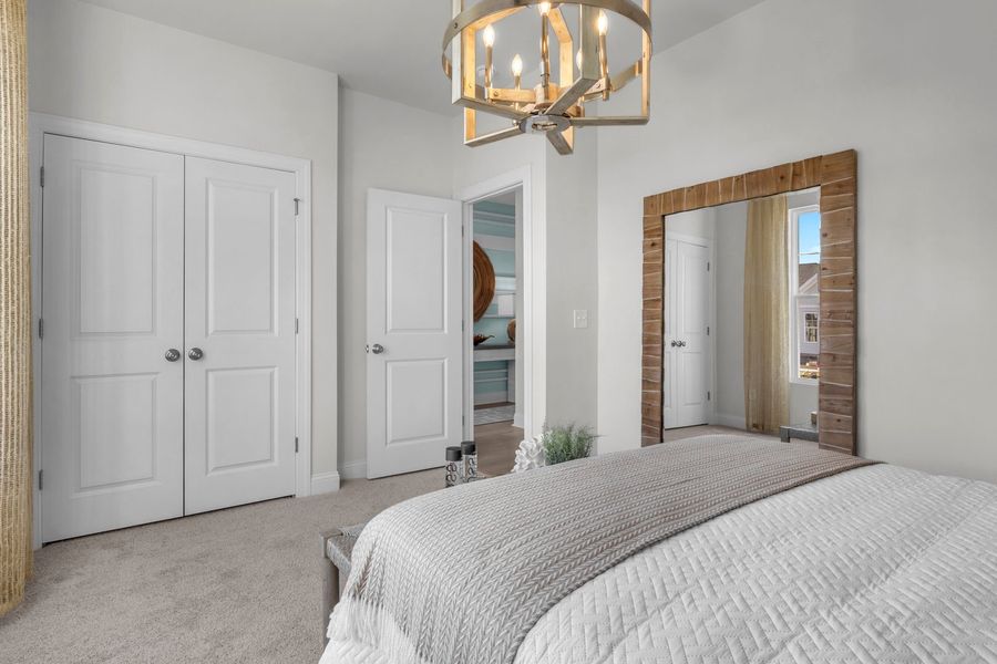 Furnished interior view inside a new home in The Beacon at Old Peachtree Single Family Homes, Lawrenceville (Image 270).