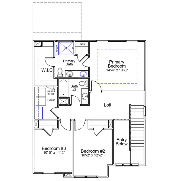 2D floor plan layout of this home in Lakeside Saluda, Greenville, SC (Image 3). 2D floor plan layout of this home in Lakeside Saluda, Greenville, SC (Image 3).