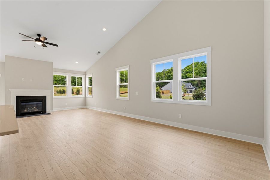 Spacious, unfurnished interior of a new home in Saratoga Oaks, Williamston (Image 18). Spacious, unfurnished interior of a new home in Saratoga Oaks, Williamston (Image 18).