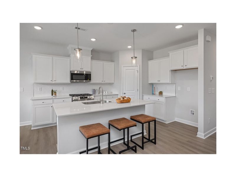 Furnished interior view inside a new home in Springvale, Fuquay Varina (Image 3). Furnished interior view inside a new home in Springvale, Fuquay Varina (Image 3).