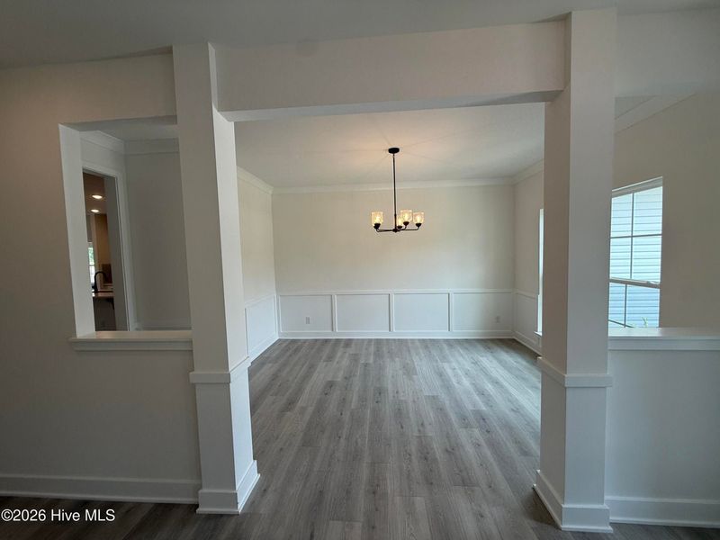 Spacious, unfurnished interior of a new home in Wood Creek Landing, Leland (Image 22). Spacious, unfurnished interior of a new home in Wood Creek Landing, Leland (Image 22).